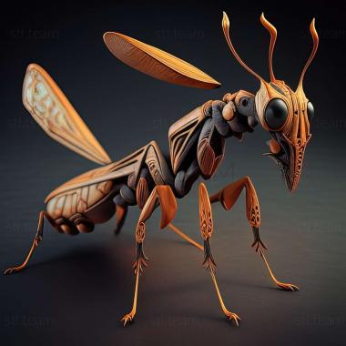 3D модель Ichneumon rufofacialis (STL)